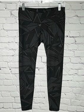 Old Navy Black Geometric Leggings